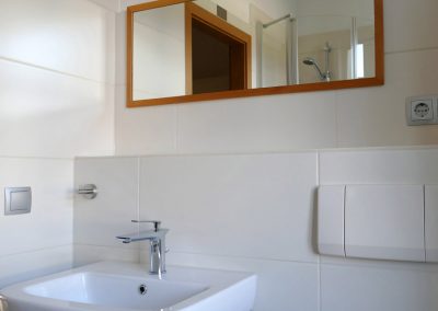 Ferienwohnung am Elbschloss Dresden: Badezimmer
