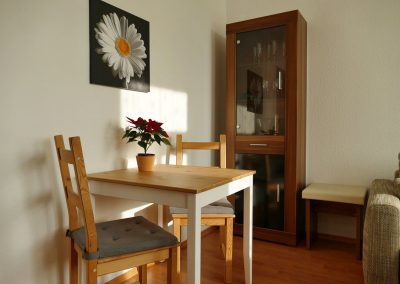 Ferienwohnung am Elbschloss: Essbereich